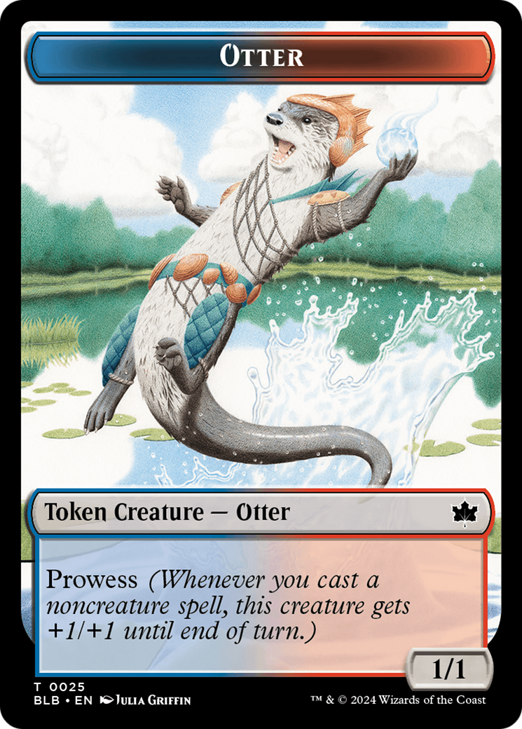 Otter // Copy Double-Sided Token [Bloomburrow Tokens] | Grognard Games