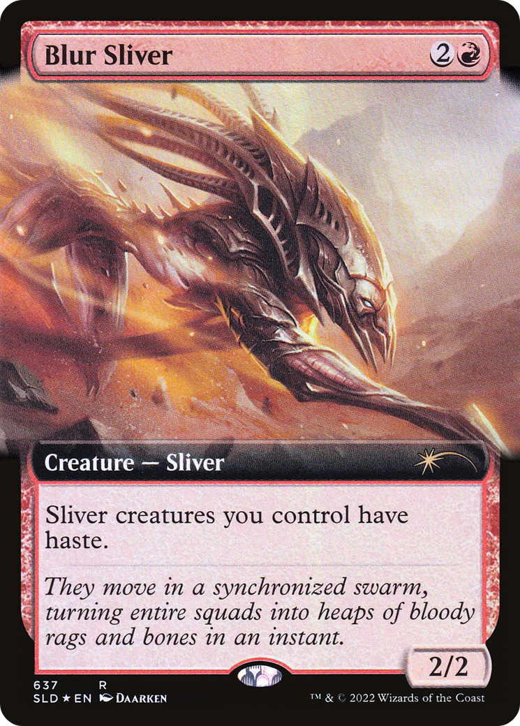 Blur Sliver (Extended Art) [Secret Lair Drop Promos] | Grognard Games