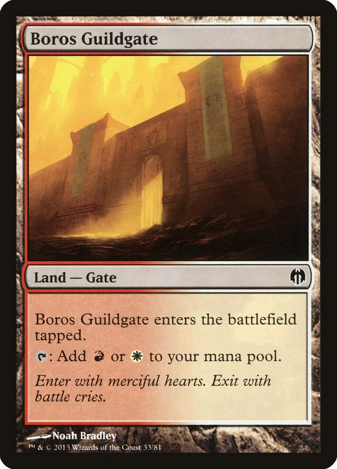 Boros Guildgate [Duel Decks: Heroes vs. Monsters] | Grognard Games