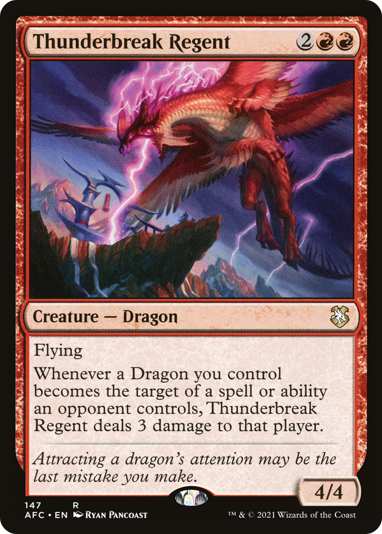 Thunderbreak Regent [Dungeons & Dragons: Adventures in the Forgotten Realms Commander] | Grognard Games