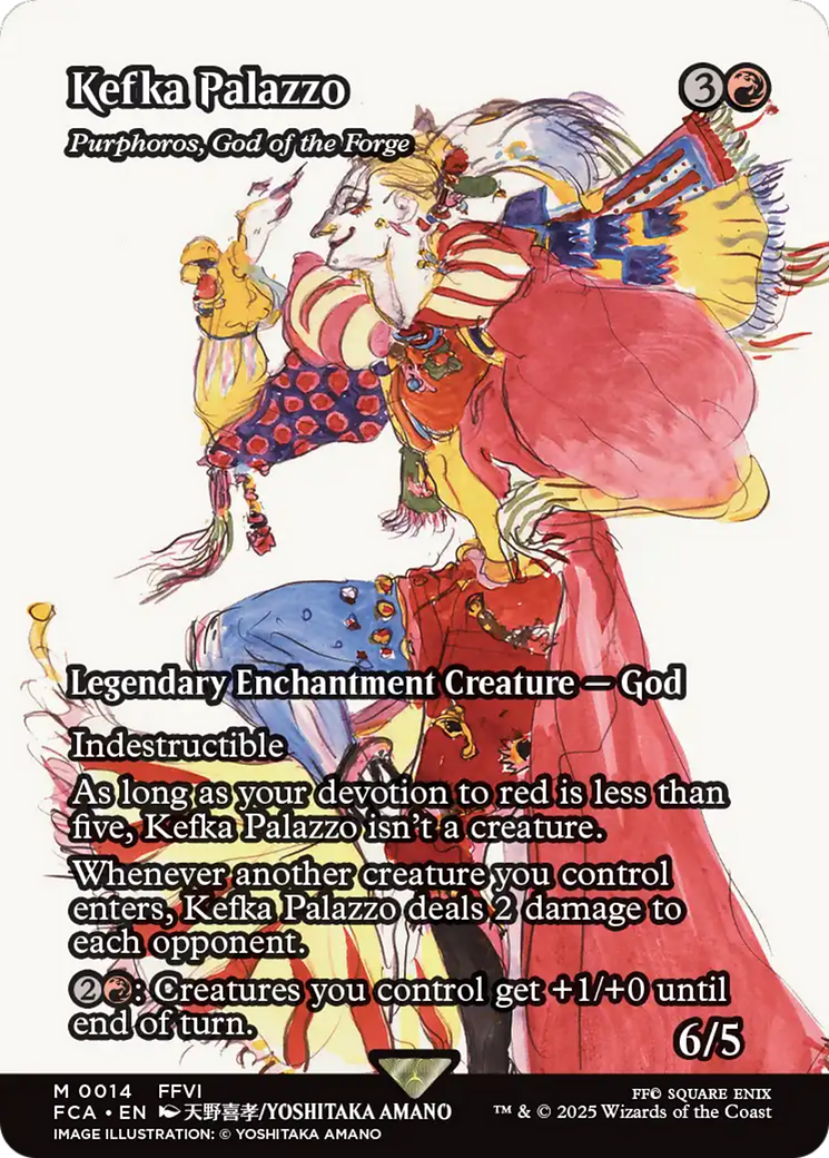 Kefka Palazzo - Purphoros, God of the Forge (Showcase) (FCA-014) - FINAL FANTASY: Through the Ages | Grognard Games