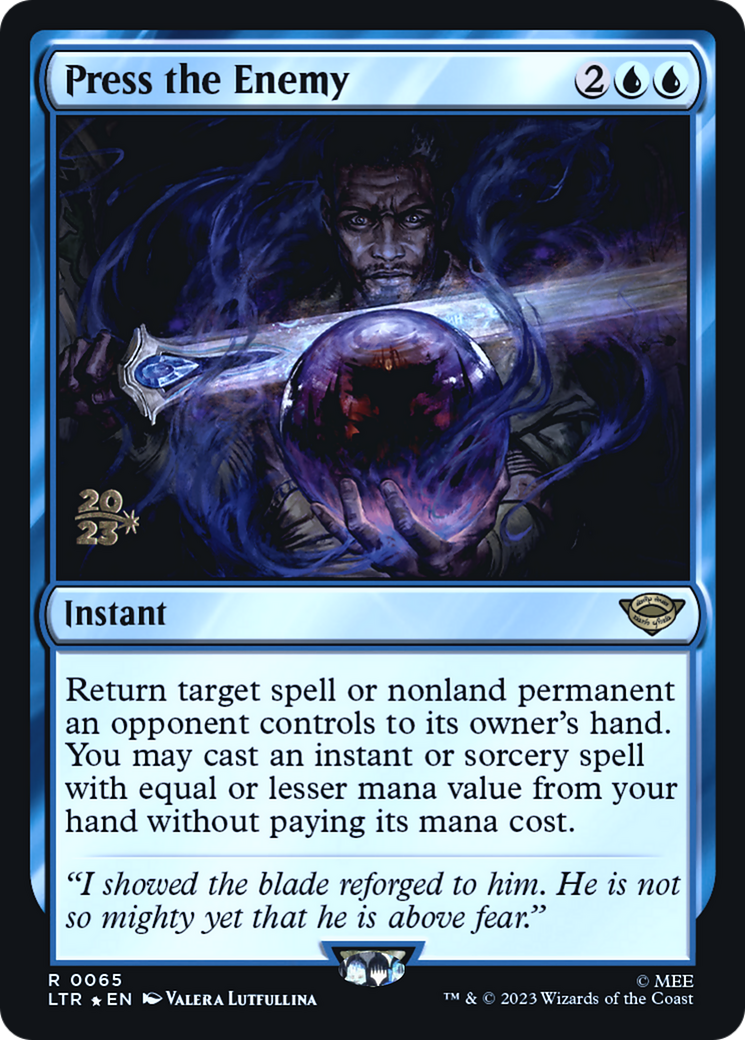 Press the Enemy [The Lord of the Rings: Tales of Middle-Earth Prerelease Promos] | Grognard Games