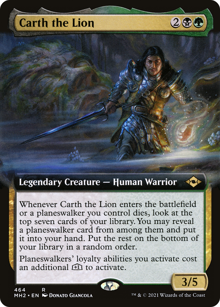Carth the Lion (Extended Art) [Modern Horizons 2] | Grognard Games