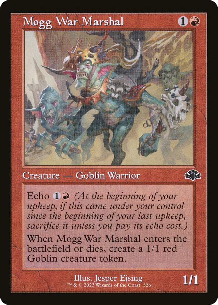 Mogg War Marshal (Retro) [Dominaria Remastered] | Grognard Games
