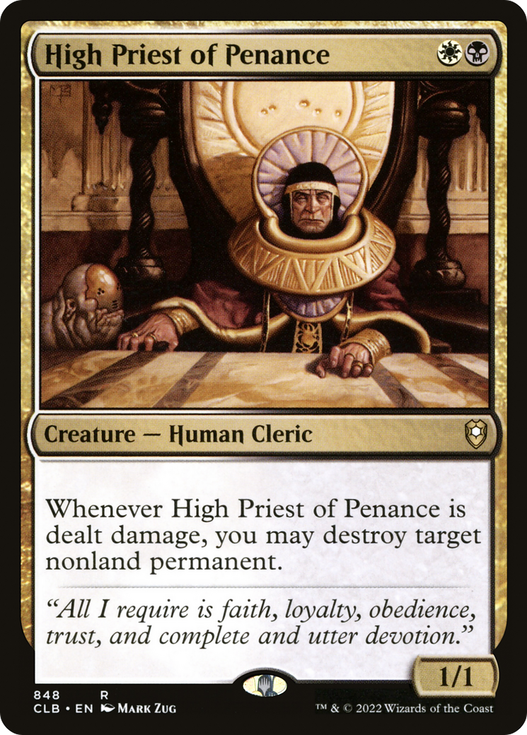 High Priest of Penance [Commander Legends: Battle for Baldur's Gate] | Grognard Games