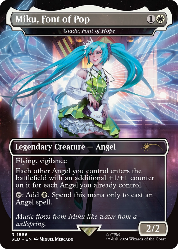 Miku, Font of Pop - Giada, Font of Hope (Rainbow Foil) [Secret Lair Drop Series] | Grognard Games