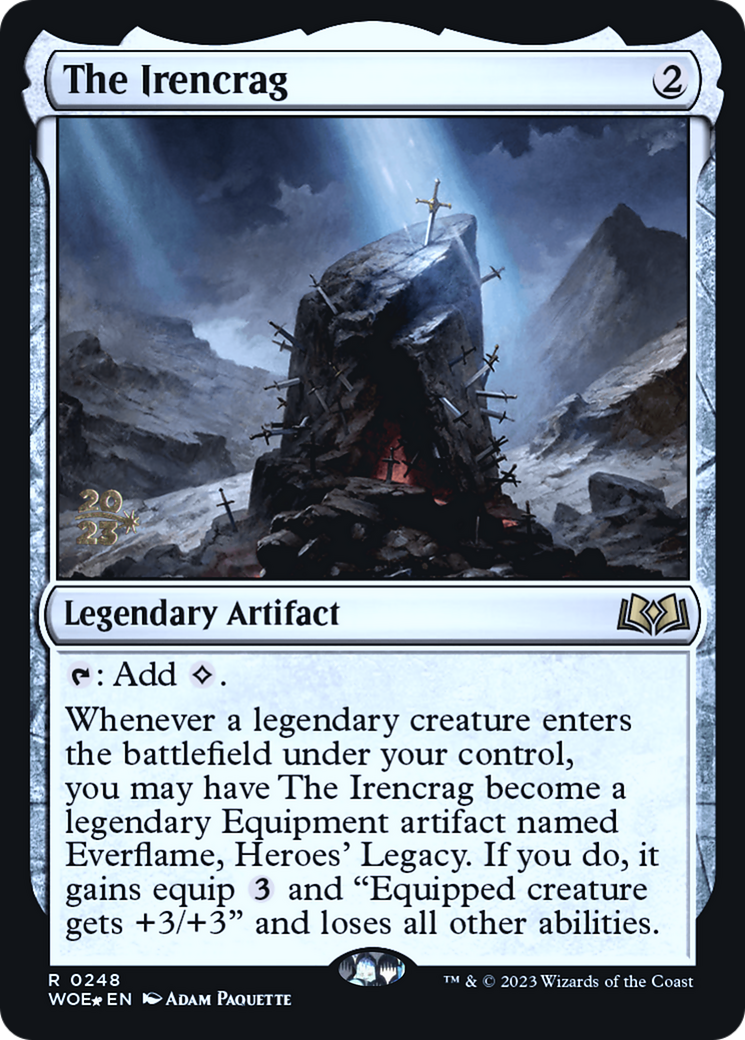 The Irencrag [Wilds of Eldraine Prerelease Promos] | Grognard Games