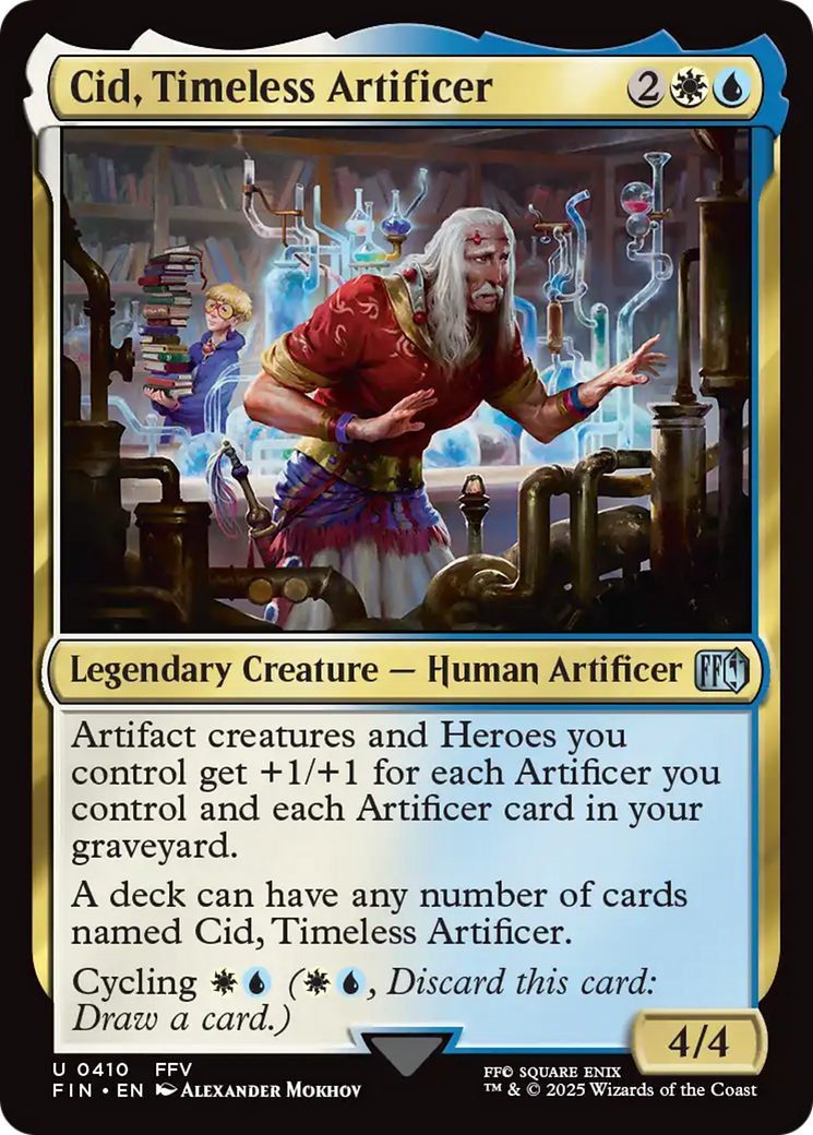 Cid, Timeless Artificer (0410) [FINAL FANTASY] | Grognard Games