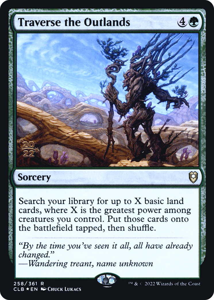 Traverse the Outlands [Commander Legends: Battle for Baldur's Gate Prerelease Promos] | Grognard Games