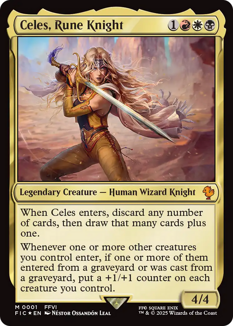 Celes, Rune Knight (0001) [FINAL FANTASY Commander] | Grognard Games
