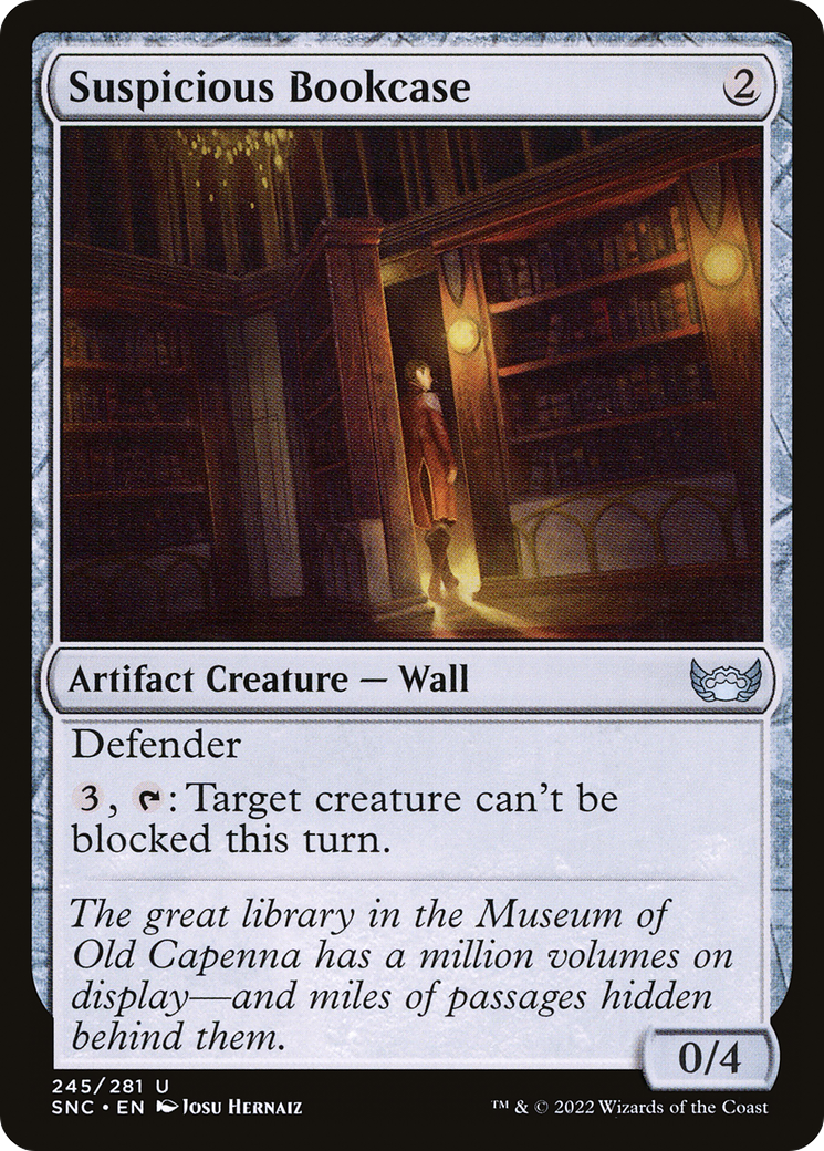 Suspicious Bookcase [Streets of New Capenna] | Grognard Games