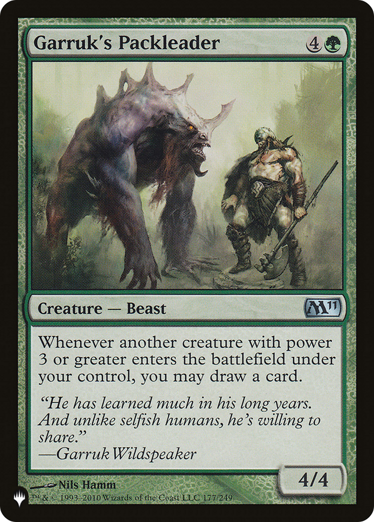 Garruk's Packleader [The List] | Grognard Games