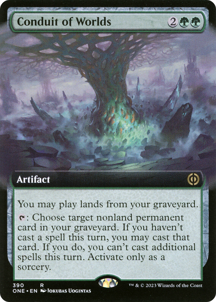 Conduit of Worlds (Extended Art) [Phyrexia: All Will Be One] | Grognard Games