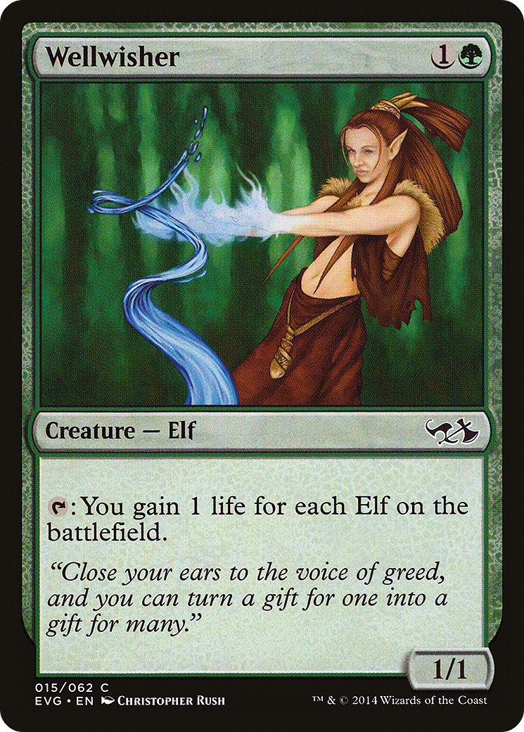 Wellwisher (DD3-015) - Duel Decks Anthology: Elves vs. Goblins Foil | Grognard Games