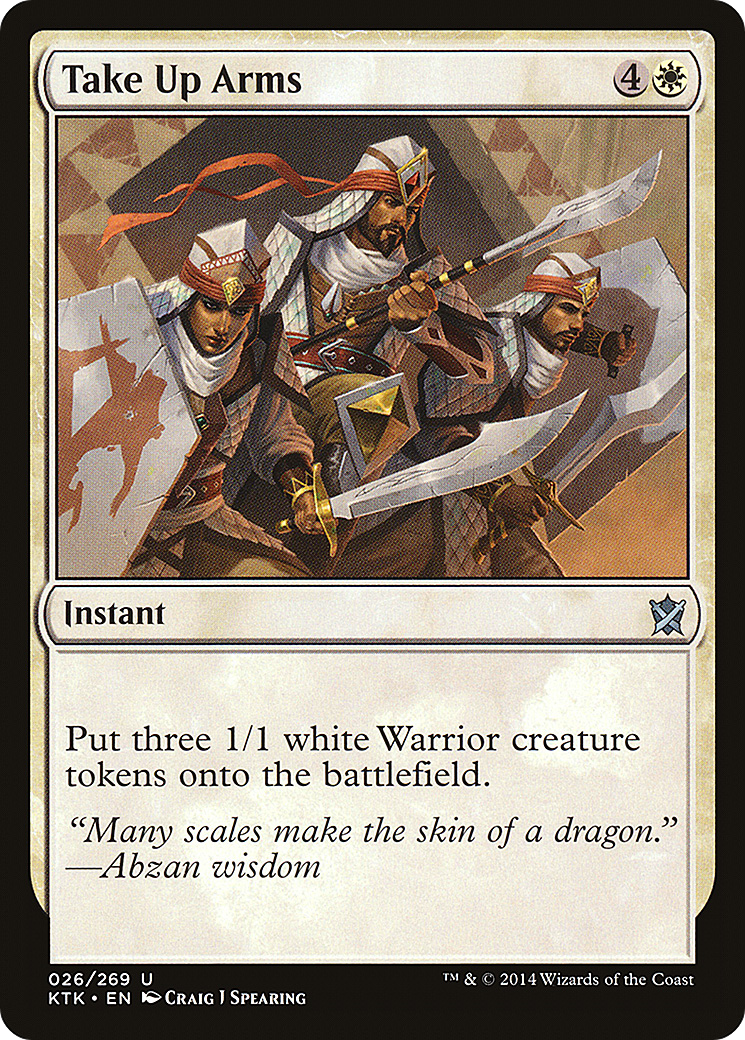 Take Up Arms [Khans of Tarkir] | Grognard Games
