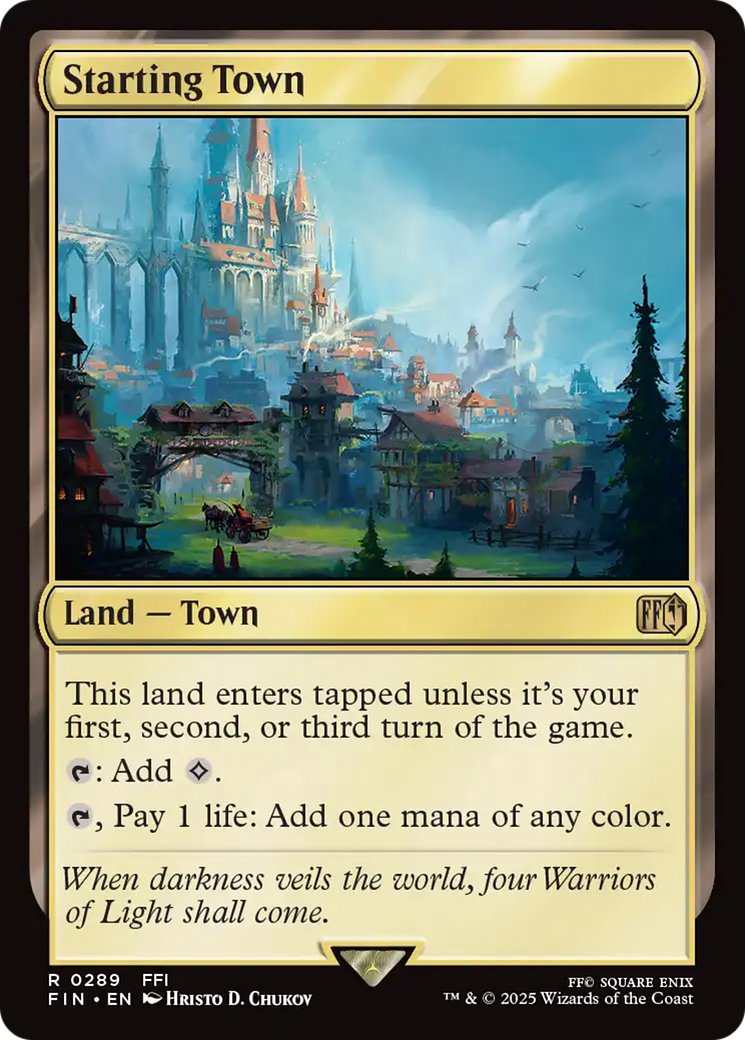 Starting Town (FIN-289) - FINAL FANTASY Foil | Grognard Games