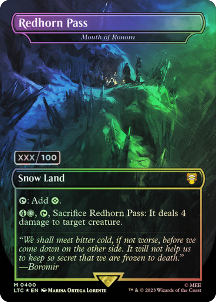 Redhorn Pass - Mouth of Ronom (Serialized) [The Lord of the Rings: Tales of Middle-Earth Commander] | Grognard Games