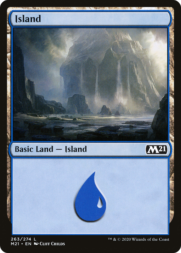 Island (263) [Core Set 2021] | Grognard Games