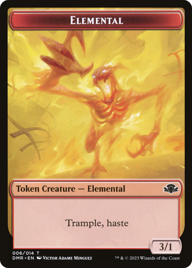 Elemental Token [Dominaria Remastered Tokens] | Grognard Games