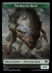 Eldrazi Scion // Phyrexian Beast Double-Sided Token [Commander Masters Tokens] | Grognard Games