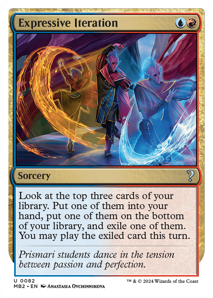 Expressive Iteration (White Border) [Mystery Booster 2] | Grognard Games