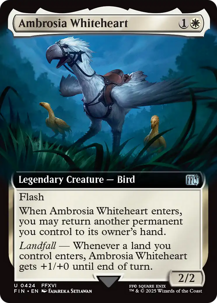 Ambrosia Whiteheart (Extended Art) (FIN-424) - FINAL FANTASY | Grognard Games