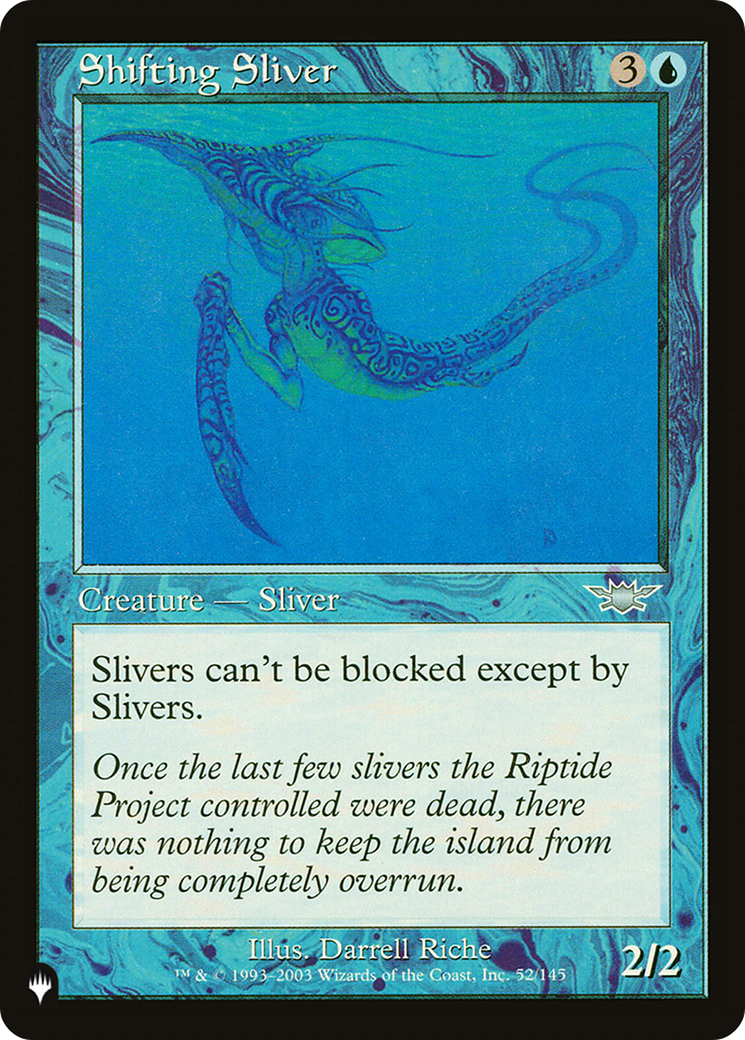 Shifting Sliver [The List Reprints] | Grognard Games