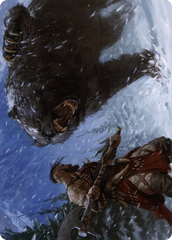 Blizzard Brawl Art Card (ASKHM-041) - Art Series: Kaldheim (Borderless) | Grognard Games