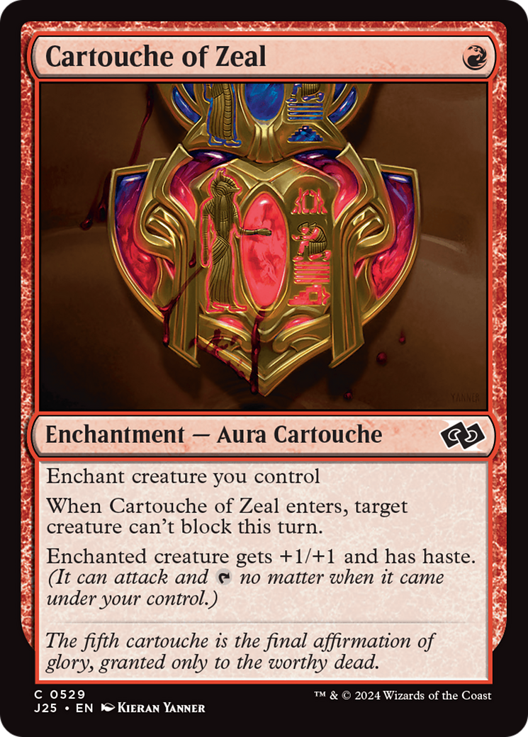 Cartouche of Zeal [Foundations Jumpstart] | Grognard Games