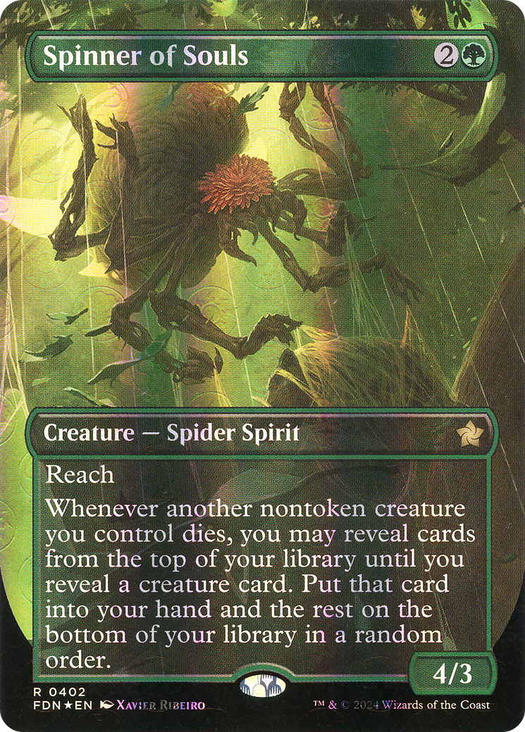Spinner of Souls (Borderless) (Mana Foil) [Foundations] | Grognard Games