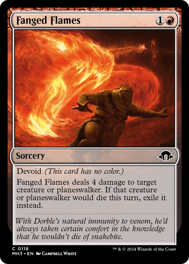 Fanged Flames [Modern Horizons 3] | Grognard Games