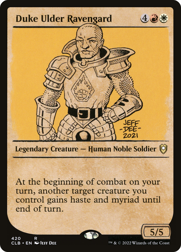 Duke Ulder Ravengard (Showcase) [Commander Legends: Battle for Baldur's Gate] | Grognard Games