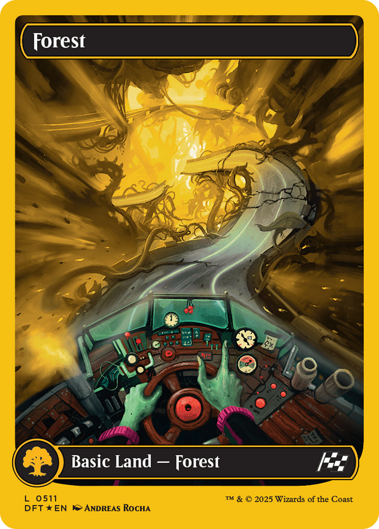 Forest (0511) (First-Place Foil) [Aetherdrift] | Grognard Games