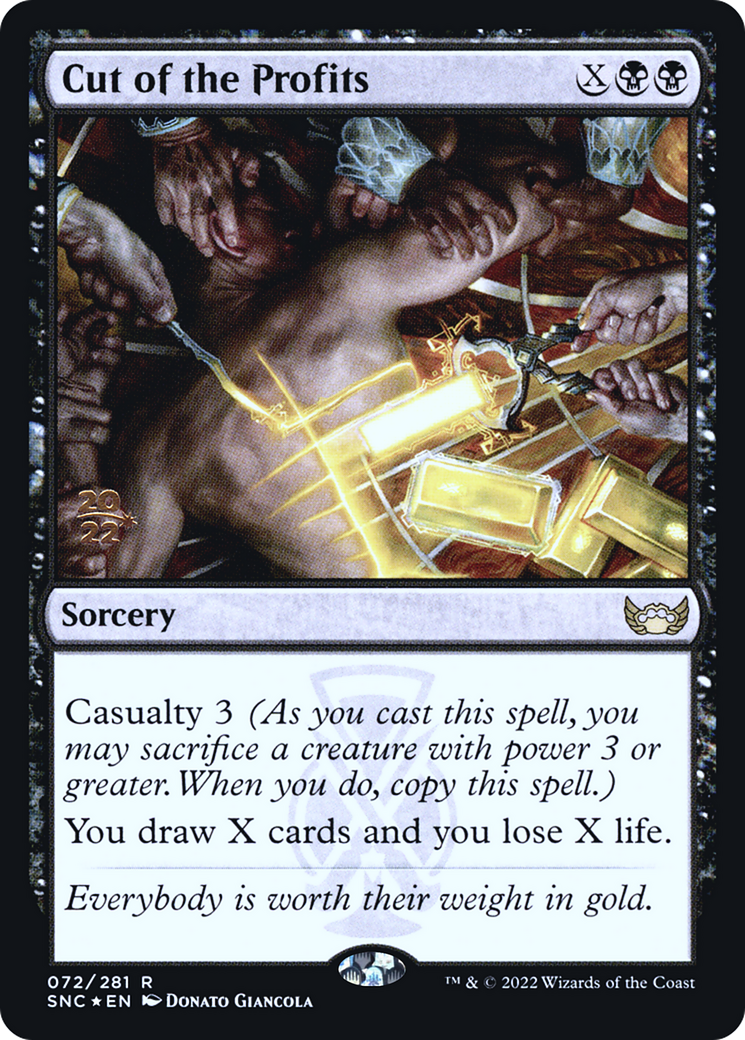 Cut of the Profits [Streets of New Capenna Prerelease Promos] | Grognard Games