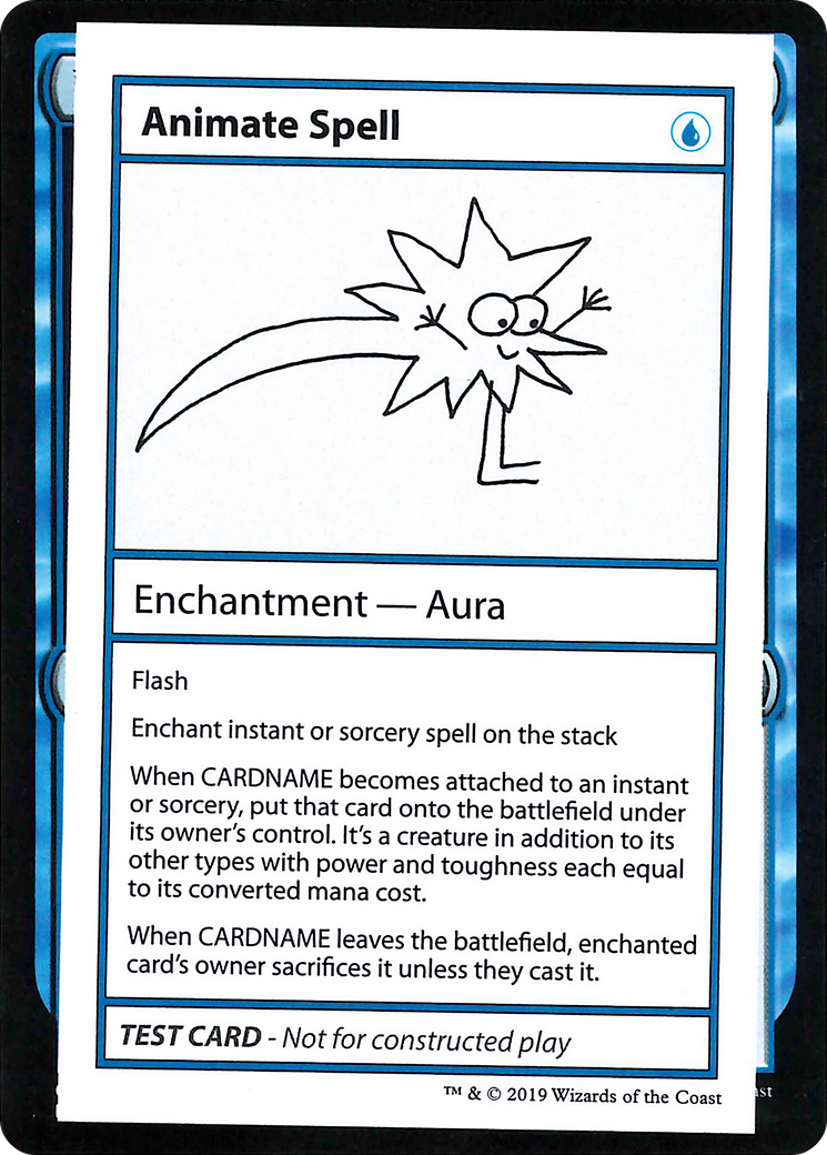 Animate Spell (2021 Edition) [Mystery Booster Playtest Cards] | Grognard Games
