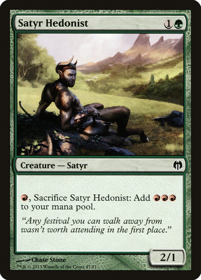 Satyr Hedonist [Duel Decks: Heroes vs. Monsters] | Grognard Games