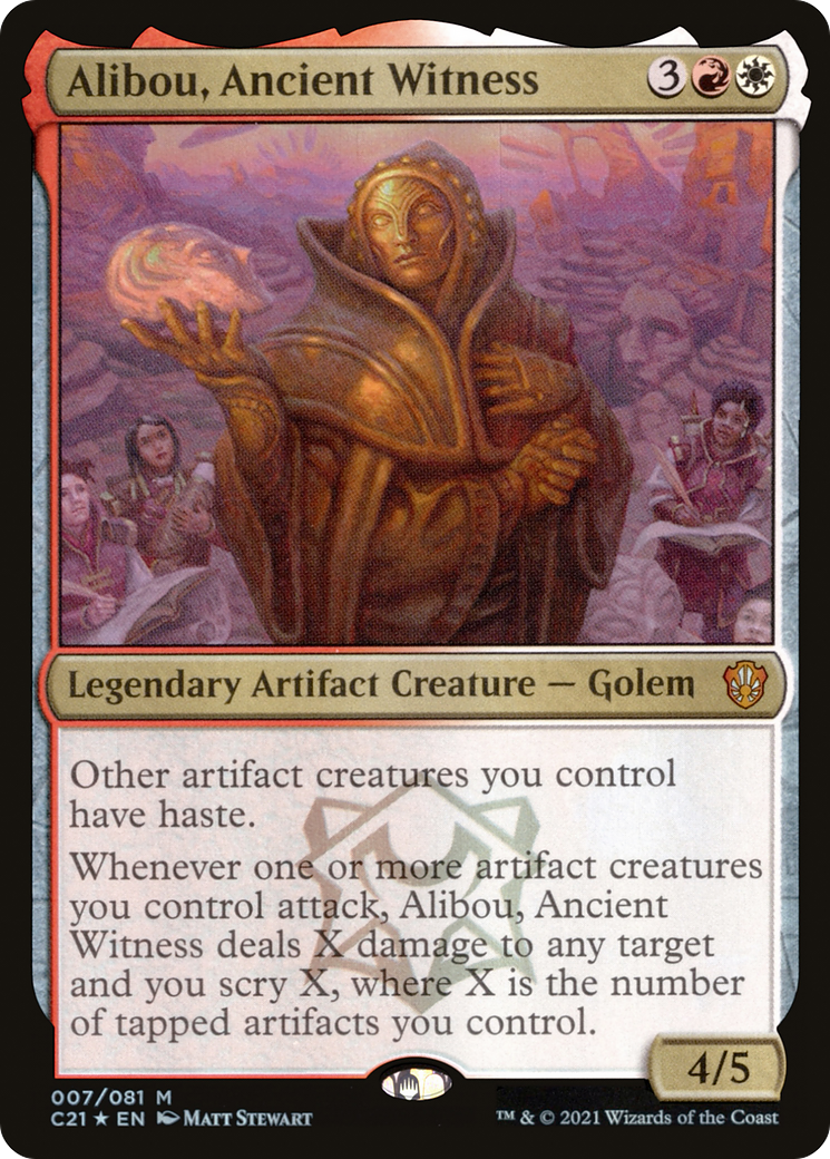 Alibou, Ancient Witness [Commander 2021] | Grognard Games