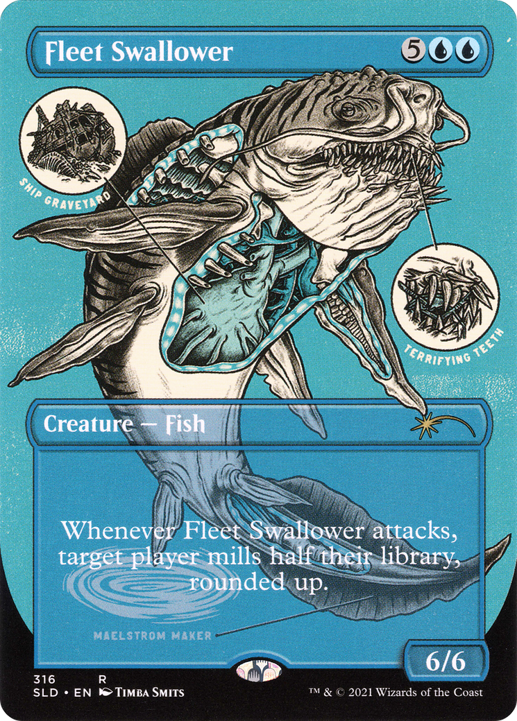 Fleet Swallower (Borderless) [Secret Lair Drop Series] | Grognard Games