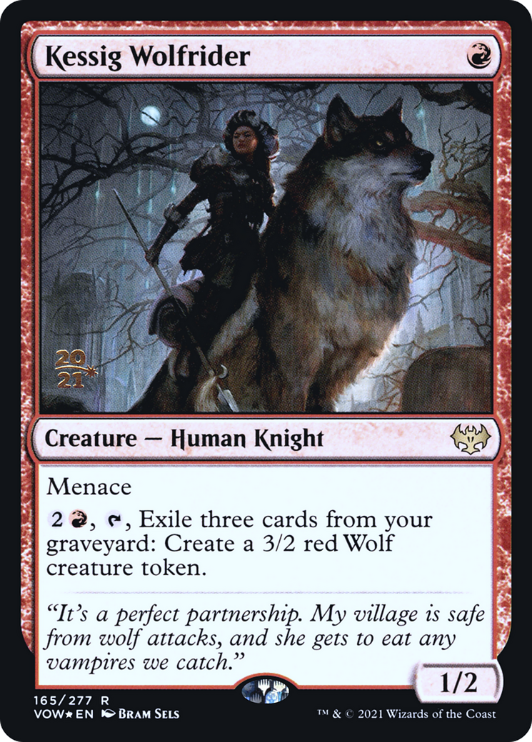 Kessig Wolfrider [Innistrad: Crimson Vow Prerelease Promos] | Grognard Games