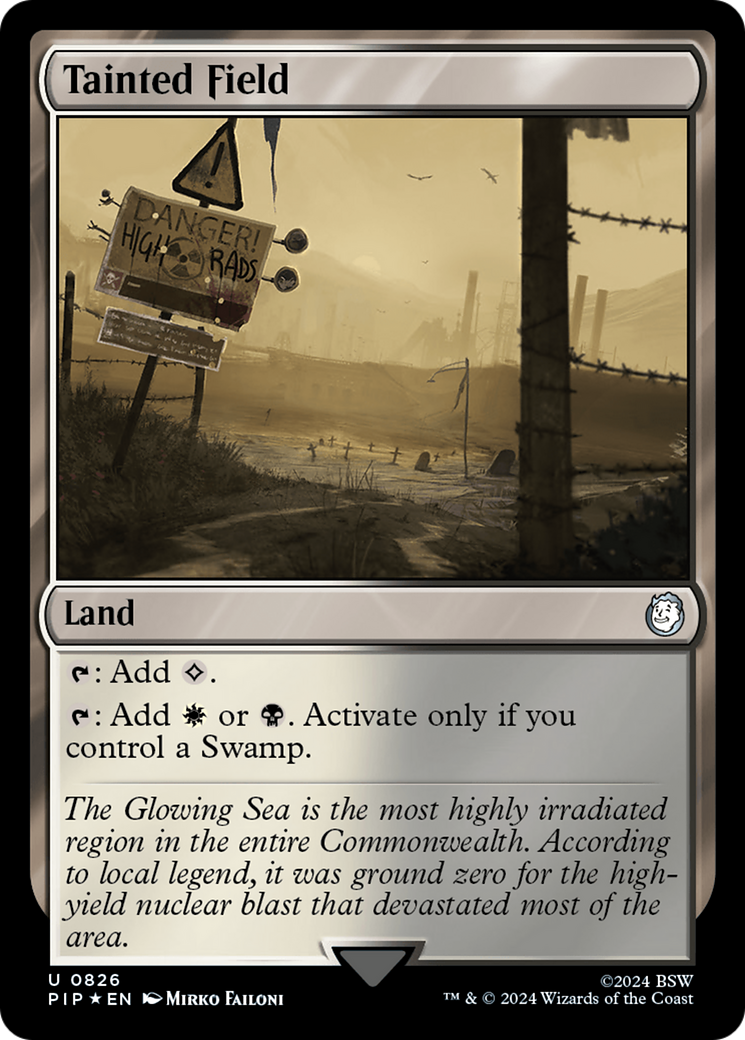 Tainted Field (Surge Foil) [Fallout] | Grognard Games