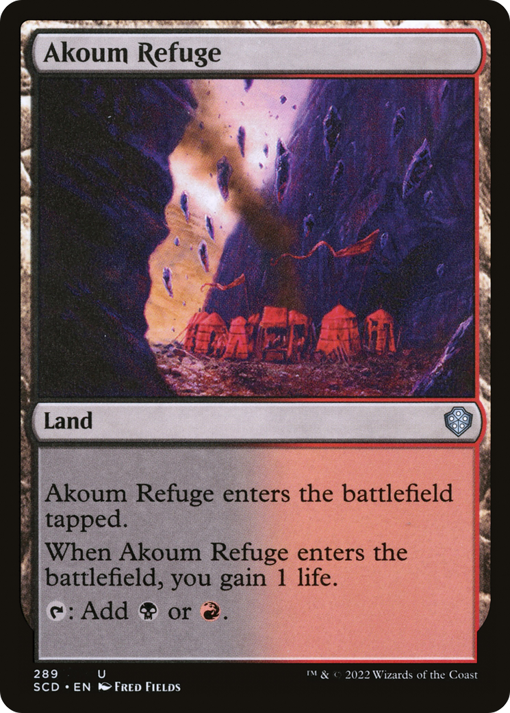Akoum Refuge [Starter Commander Decks] | Grognard Games