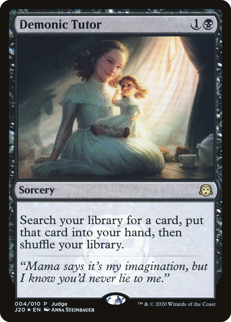 Demonic Tutor [Judge Gift Cards 2020] | Grognard Games