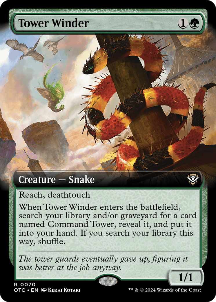 Tower Winder (Extended Art) [Outlaws of Thunder Junction Commander] | Grognard Games