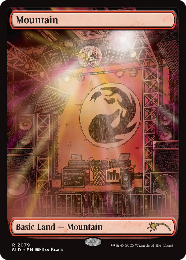 Mountain (SLD-2079) - Secret Lair Drop (Borderless) Foil | Grognard Games