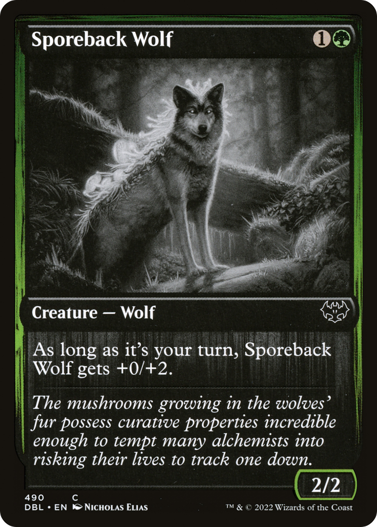 Sporeback Wolf [Innistrad: Double Feature] | Grognard Games