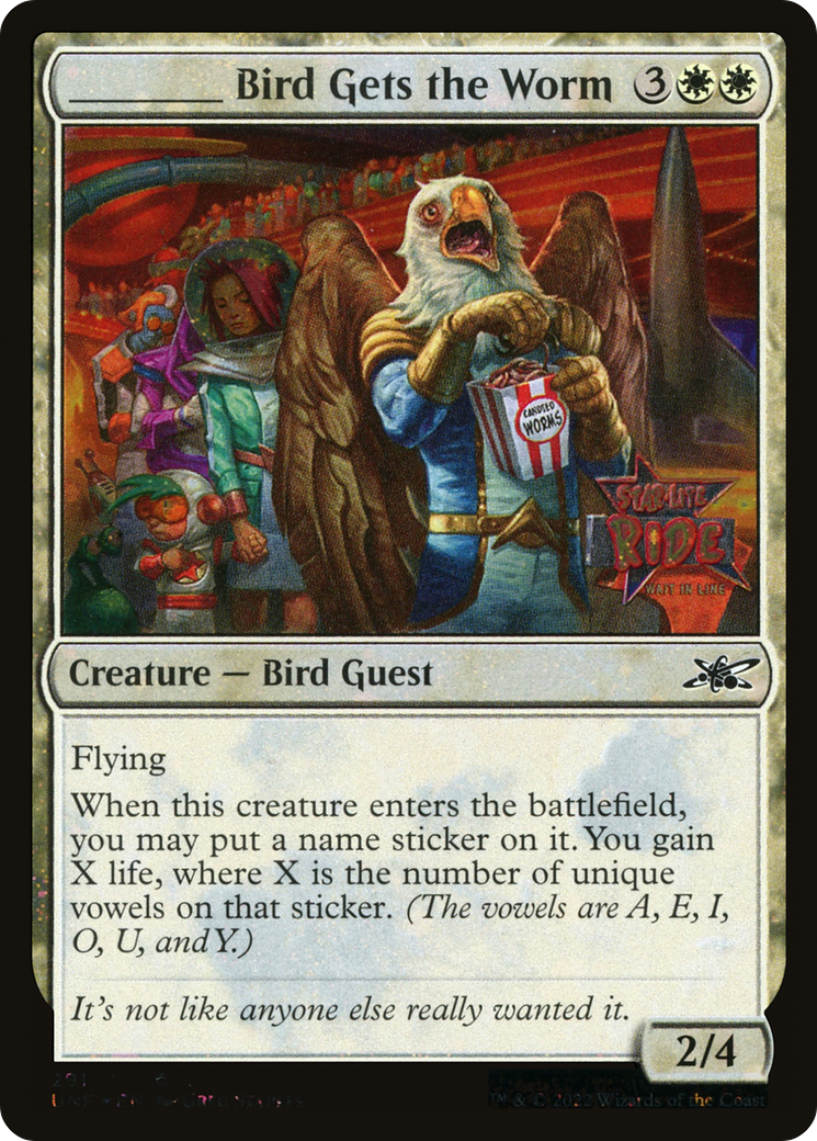 _____ Bird Gets the Worm (Galaxy Foil) [Unfinity] | Grognard Games