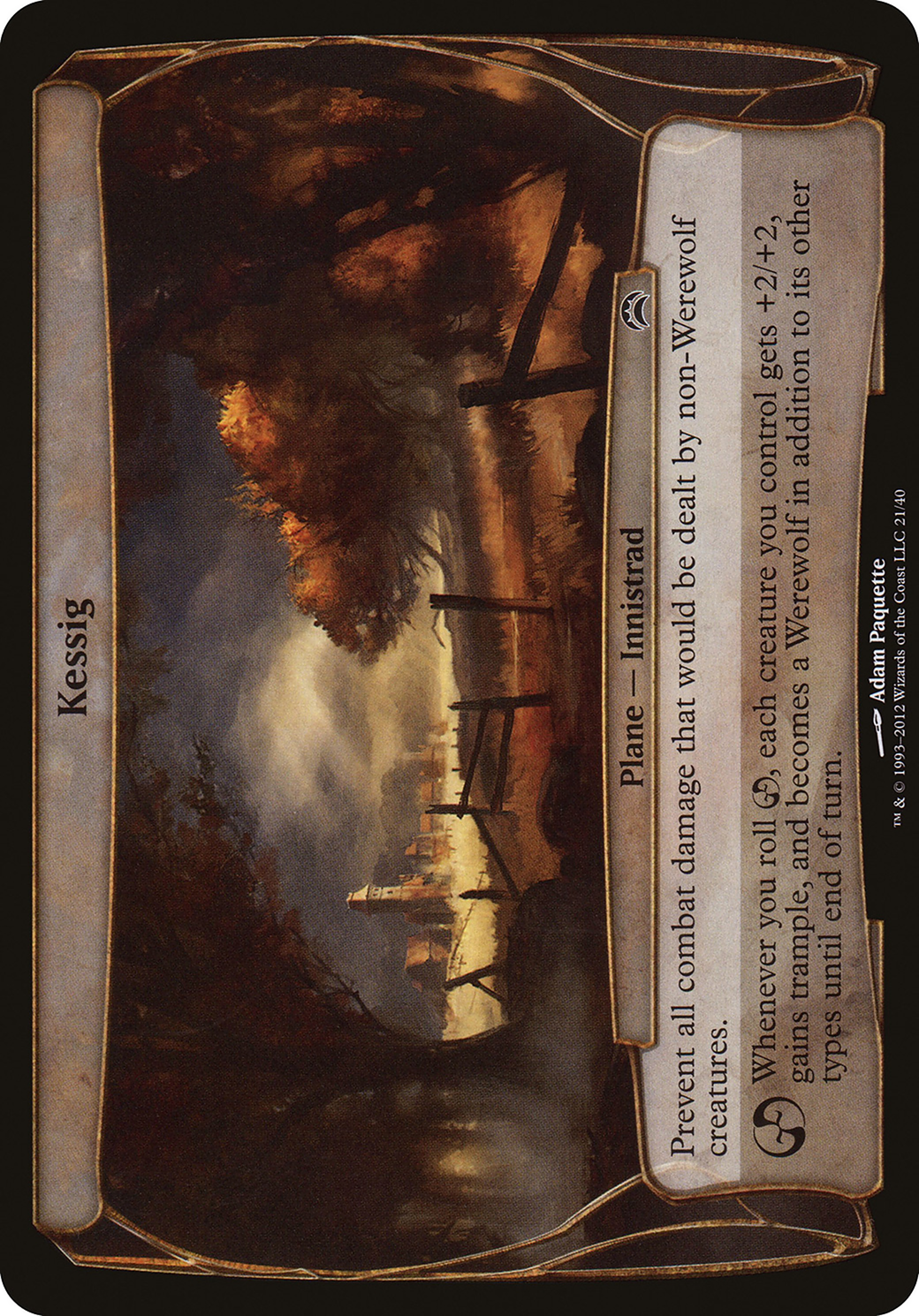 Kessig (OVER-021) - Planechase 2012 Planes Foil | Grognard Games