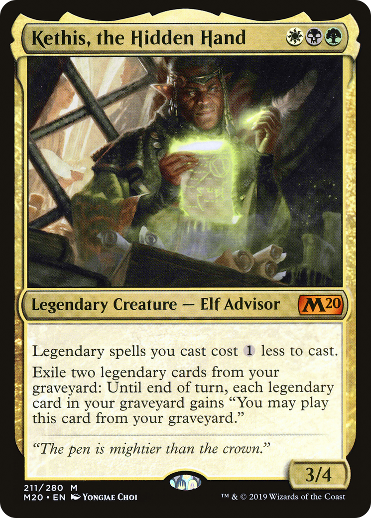 Kethis, the Hidden Hand [Core Set 2020] | Grognard Games