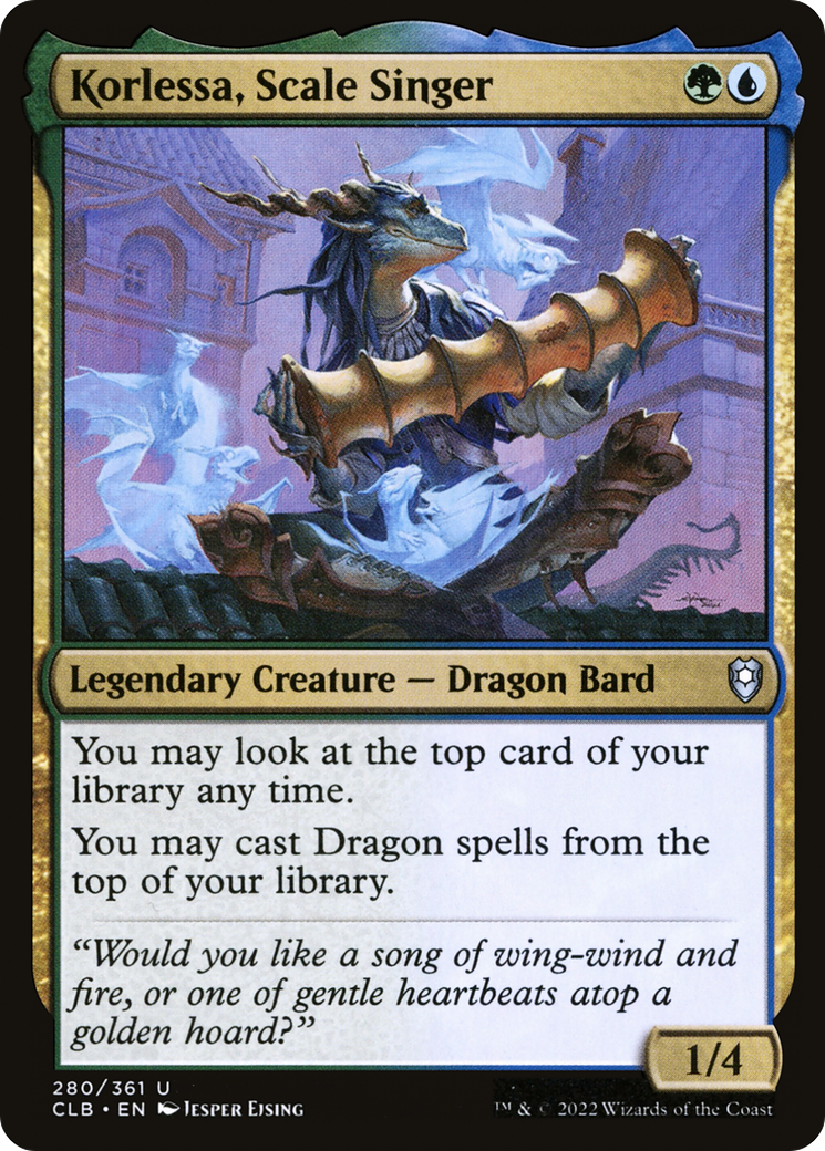 Korlessa, Scale Singer [Commander Legends: Battle for Baldur's Gate] | Grognard Games