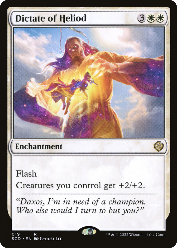 Dictate of Heliod [Starter Commander Decks] | Grognard Games
